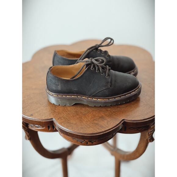 Dr. Martens MIE England Oxford Unisex Brown Shoes US Womens 5 US Mens 4 #0055 - Picture 4 of 9